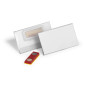 Durable - Porte-badge à aimant FixPLus - Pour un badge - 40 x 75 mm - 25 unités - 824319 Transparent Durable - Porte-badge à aimant FixPLus - Pour un badge - 40 x 75 mm - 25 unités - 824319 Transparent