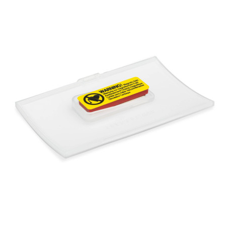 Durable - Porte-badge à aimant CLICK FOLD FixPLus - Pour un badge - 40 x 75 mm - 10 unités - 825919 Transparent