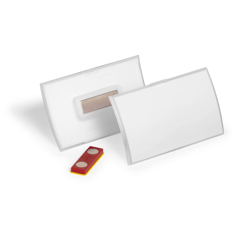 Durable - Porte-badge à aimant CLICK FOLD FixPLus - Pour un badge - 54 x 90 mm - 10 unités - 826019 Transparent Durable - Porte-badge à aimant CLICK FOLD FixPLus - Pour un badge - 54 x 90 mm - 10 unités - 826019 Transparent