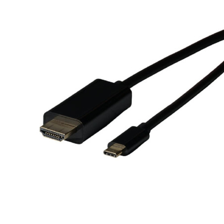 EFB-Elektronik EBUSBC-HDMI-4K30K.2 câble vidéo et adaptateur 2 m USB Type-C Noir
