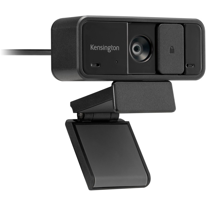 Kensington W1050 - Webcam 1080p Mise au Point Fixe & Grand Angle, Microphones à Réduction du Bruit Intégrés, Champ de Vision 95° Kensington W1050 - Webcam 1080p Mise au Point Fixe & Grand Angle, Microphones à Réduction du Bruit Intégrés, Champ de Vision 95°