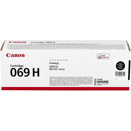 Canon Toner Cartridge 069 H BK Noir