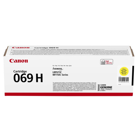 Canon Toner Cartridge 069 H Y Jaune
