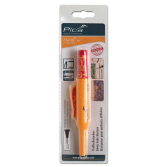 PICA 150/40/SB - Marcador permanente de tinta para agujeros profundos Ink (Rojo) en blister