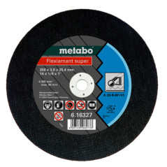 METABO 616327000 - Disco de tronzar Flexiamant Super A30-R Metal A 30 - R Ø 350 x 3,0 x 25,4 mm (Envase de 1 Ud)
