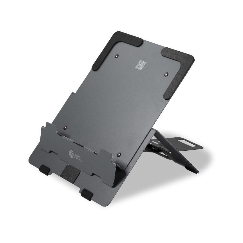 BakkerElkhuizen Flextop 170 Support pour Ordinateur Portable en Aluminium léger avec 7 réglages de Hauteur Gris foncé BakkerElkhuizen Flextop 170 Support pour Ordinateur Portable en Aluminium léger avec 7 réglages de Hauteur Gris foncé