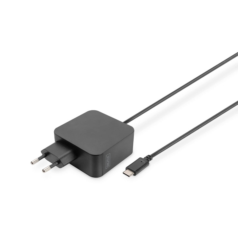 DIGITUS Chargeur 65 W - avec câble de Charge USB-C - Chargeur Rapide Power Delivery (PD 3.0) - pour MacBook Pro/Air, Lenovo, Thi DIGITUS Chargeur 65 W - avec câble de Charge USB-C - Chargeur Rapide Power Delivery (PD 3.0) - pour MacBook Pro/Air, Lenovo, Thi