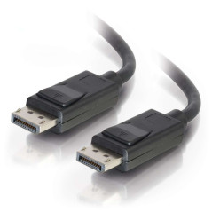 C2G 54405 Câble DisplayPort avec loquets M/M - Audio Vidéo numérique, Noir (35 Pieds, 10,66 m)