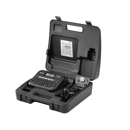 Brother P-Touch PT-D460BTVP | Etiqueteuse Bureautique Professionnelle | Bluetooth | Rubans jusqu'à 18mm de large| Avec Malette d