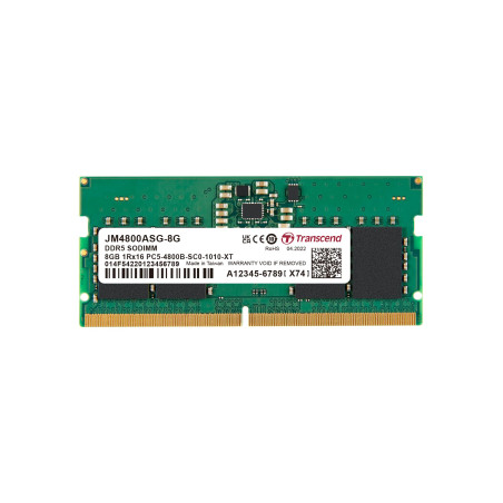 Transcend JetRam JM4800ASG Module de Mémoire 8GO DDR5 4800MHz - JM4800ASG-8G