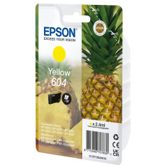 Epson Cartouche d'encre d'origine Jaune 604, Taille Standard
