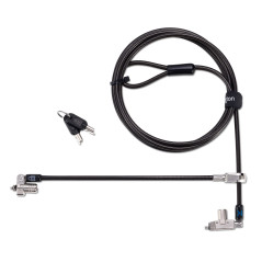 Kensington - Câble de Sécurité N17 2.0 avec 2 Verrous à Clé pour Encoches Wedge, Antivol de 1,8 m en Acier au Carbone pour Ordin