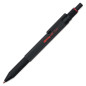 rOtring 600 Stylo multi couleurs et porte mine 3 en 1 | 2 pointes fines stylo bille (encre noire et rouge) | 1 pointe porte mine rOtring 600 Stylo multi couleurs et porte mine 3 en 1 | 2 pointes fines stylo bille (encre noire et rouge) | 1 pointe porte mine