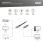 DIGITUS Câble USB-C – USB 3.2 Gen1 – 1 m – 5 Gbps – Vidéo 4k 60 Hz – 60 W Power Delivery 3.1 – Noir DIGITUS Câble USB-C – USB 3.2 Gen1 – 1 m – 5 Gbps – Vidéo 4k 60 Hz – 60 W Power Delivery 3.1 – Noir