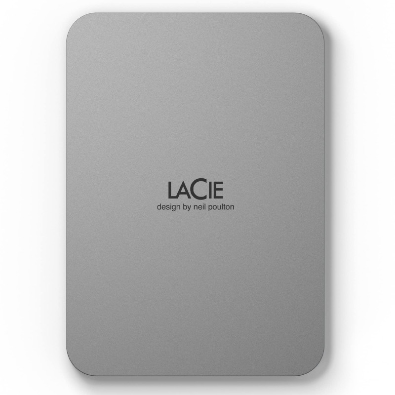 LaCie Mobile Drive V2 5TB — design fin, USB‑C Disque dur externe portable 2,5", Moon Silver, pour Mac et Windows — Service Rescu LaCie Mobile Drive V2 5TB — design fin, USB‑C Disque dur externe portable 2,5", Moon Silver, pour Mac et Windows — Service Rescu