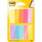 Post-it Marque-Pages en Papier, Pack de 10 Blocs, 50 Marque-Pages par Bloc, 12.7 mm x 44.4 mm, Couleurs Assorties - Pour Marquer Post-it Marque-Pages en Papier, Pack de 10 Blocs, 50 Marque-Pages par Bloc, 12.7 mm x 44.4 mm, Couleurs Assorties - Pour Marquer