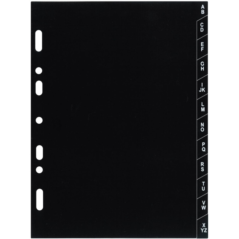 Exacompta 28223E - Recharge Intercalaires Alphabétique de A à Z en Plastique pour Organiseur Exatime 21 - 12 feuillets - 14,2 x Exacompta 28223E - Recharge Intercalaires Alphabétique de A à Z en Plastique pour Organiseur Exatime 21 - 12 feuillets - 14,2 x