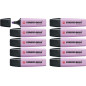 STABILO BOSS ORIGINAL Pastel - Surligneur - Lot x 10 surligneurs - Brume de lilas STABILO BOSS ORIGINAL Pastel - Surligneur - Lot x 10 surligneurs - Brume de lilas