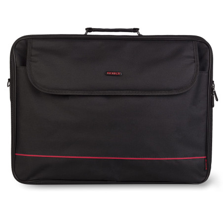 NGS MONRAY PASSENGER PLUS - Sacoche en Nylon pour Ordinateurs Portables jusqu'à 18", Couleur Noire