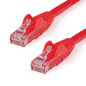 Cordon de raccordement UTP CAT6-1,5 m - sans Crochet - Câble Patch RJ45 - Fil en cuivre de 0,25 mm2 - Rouge (N6PATC150CMRD) Cordon de raccordement UTP CAT6-1,5 m - sans Crochet - Câble Patch RJ45 - Fil en cuivre de 0,25 mm2 - Rouge (N6PATC150CMRD)