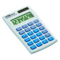 Ibico, Calculatrice de poche 081X, practique et compacte pour le bureau, la maison et l’école, Blanc/Bleu, 60 x 7 x 98 mm , IB41 Ibico, Calculatrice de poche 081X, practique et compacte pour le bureau, la maison et l’école, Blanc/Bleu, 60 x 7 x 98 mm , IB41