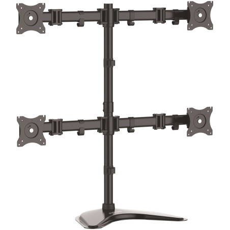 StarTech.com Support de bureau articulé pour quatre écrans - Acier robuste (ARMBARQUAD)