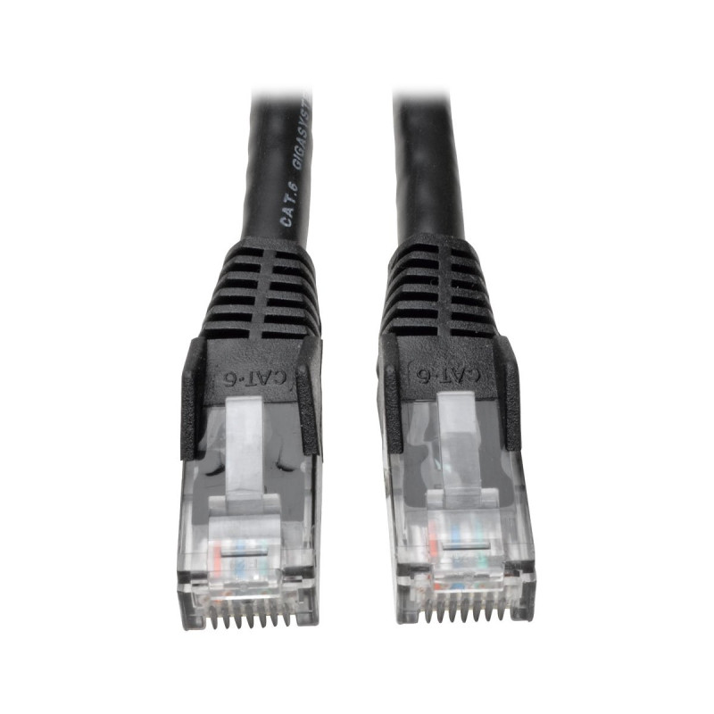 Eaton Tripp Lite Câble réseau Cat6 Gigabit Snagless Molded UTP, M/M, Noir, 1.5m, Garantie à Vie (N201-010-BL) Eaton Tripp Lite Câble réseau Cat6 Gigabit Snagless Molded UTP, M/M, Noir, 1.5m, Garantie à Vie (N201-010-BL)