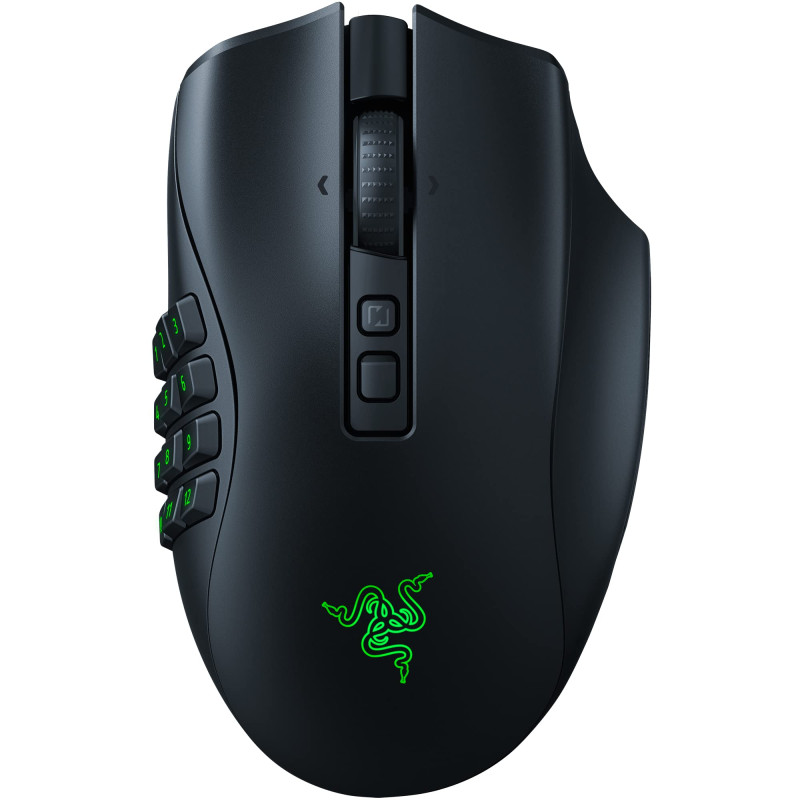Razer Naga V2 Pro - Souris Gaming sans Fil (avec Molette HyperScroll Pro, 3 Panneaux Latéraux Interchangeables, Capteur Optique Razer Naga V2 Pro - Souris Gaming sans Fil (avec Molette HyperScroll Pro, 3 Panneaux Latéraux Interchangeables, Capteur Optique
