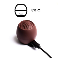 Boompods Zero Mini Haut-Parleur Bluetooth - Enceinte Portable sans Fil, étanche IPX6, 5 h d'autonomie, Haut Parleur Compact ave