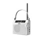 Sangean PR-D6 Radio analogique réglage Grave Blanc