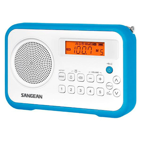 Sangean PR-D18 Radio Portable White/Blue A500302