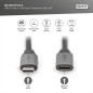 DIGITUS Câble d'extension USB 3.2 Gen1 – 1 m – USB-C (fiche) vers type C (prise) – 5 Gbps – vidéo 4k 60 Hz – 60 W – pour ordinat DIGITUS Câble d'extension USB 3.2 Gen1 – 1 m – USB-C (fiche) vers type C (prise) – 5 Gbps – vidéo 4k 60 Hz – 60 W – pour ordinat