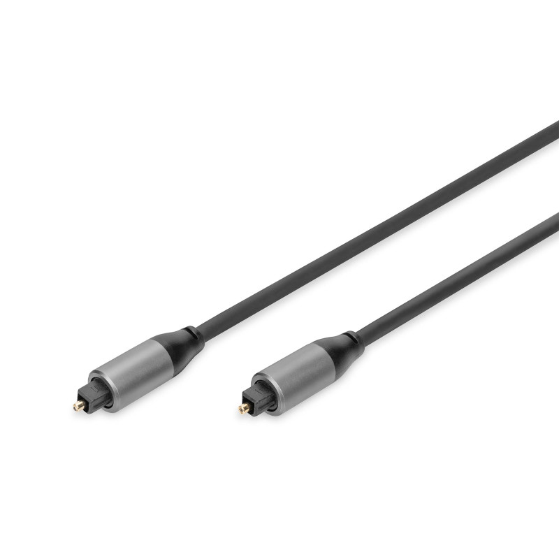 DIGITUS câble audio optique - Toslink à Toslink - SPDIF - fibre optique - 3m - noir - pour chaîne hi-fi, home cinéma, barre de s DIGITUS câble audio optique - Toslink à Toslink - SPDIF - fibre optique - 3m - noir - pour chaîne hi-fi, home cinéma, barre de s