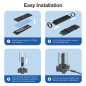GRAUGEAR Station d'accueil M.2 pour NVMe et NGFF SSD, chipset RTL9210B pour Tous Les M.2 SSD, USB3.2 Gen2 10Gbit/s, Ventilateur GRAUGEAR Station d'accueil M.2 pour NVMe et NGFF SSD, chipset RTL9210B pour Tous Les M.2 SSD, USB3.2 Gen2 10Gbit/s, Ventilateur