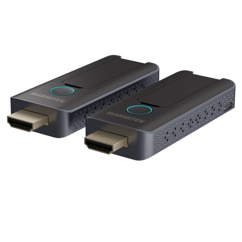 Wireless HDMI Extender 1080p – Marmitek Stream S1 Pro – Émetteur Récepteur HDMI sans Fil – Plug & Play sans Wi‑FI/Logiciel – Com Wireless HDMI Extender 1080p – Marmitek Stream S1 Pro – Émetteur Récepteur HDMI sans Fil – Plug & Play sans Wi‑FI/Logiciel – Com