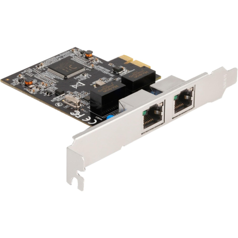 DELOCK PCIE x1 Auf 2X RJ45 Gbit 88615