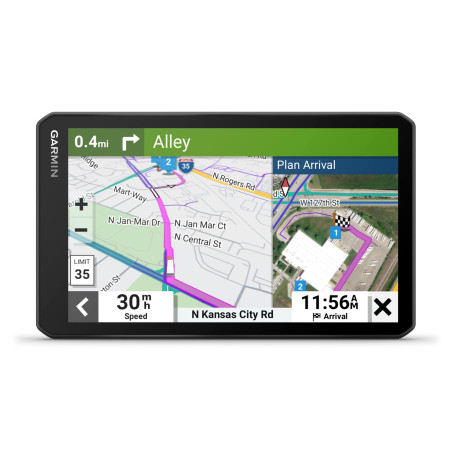 Garmin DezlCam LGV710, navigateur GPS pour camions, caméra embarquée intégrée, Enregistrement vidéo continu, Sauvegarde Automati