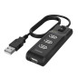 Hama Hub USB multiport Data (4 ports, USB 2.0, Vitesse de Transfert de Données 480 Mbit/s, Interrupteur Marche/Arrêt, Témoin de Hama Hub USB multiport Data (4 ports, USB 2.0, Vitesse de Transfert de Données 480 Mbit/s, Interrupteur Marche/Arrêt, Témoin de