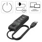 Hama Hub USB multiport Data (4 ports, USB 2.0, Vitesse de Transfert de Données 480 Mbit/s, Interrupteur Marche/Arrêt, Témoin de Hama Hub USB multiport Data (4 ports, USB 2.0, Vitesse de Transfert de Données 480 Mbit/s, Interrupteur Marche/Arrêt, Témoin de