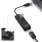Hama Hub USB multiport Data (4 ports, USB 2.0, Vitesse de Transfert de Données 480 Mbit/s, Interrupteur Marche/Arrêt, Témoin de Hama Hub USB multiport Data (4 ports, USB 2.0, Vitesse de Transfert de Données 480 Mbit/s, Interrupteur Marche/Arrêt, Témoin de