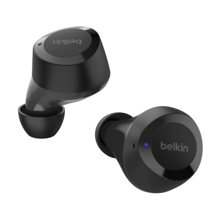 Belkin Écouteurs True Wireless SoundForm Bolt (sans fil, jusqu'à 28h d'autonomie de batterie, mode mono, certification IPX4, Blu