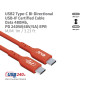 Club 3D CAC-1511 Câble USB 2 Type-C Bi-directionnel USB-IF Certifié 480Mb PD 240W (48V/5A) EPR Mâle/Mâle 1 m Club 3D CAC-1511 Câble USB 2 Type-C Bi-directionnel USB-IF Certifié 480Mb PD 240W (48V/5A) EPR Mâle/Mâle 1 m