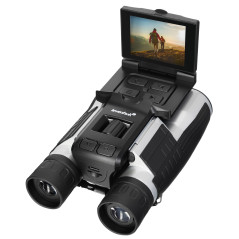 Levenhuk Atom Digital DB20 LCD Compact Lightweight High Power Binoculars with Inbuilt LCD Display, Photo and Video Recorder