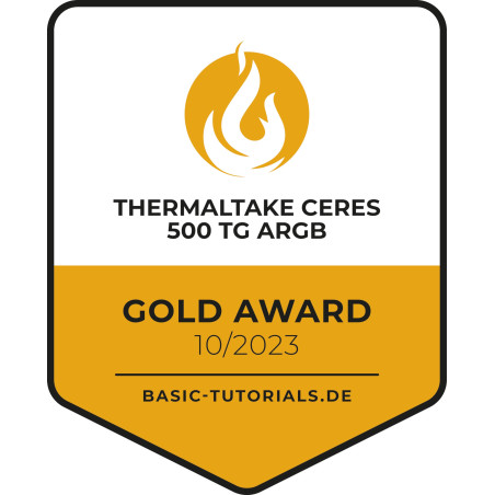 Thermaltake Ceres 500 TG ARGB Midi Tower Noir