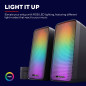 Trust Gaming GXT 611 Wezz Enceinte PC Gamer 2.0, Éclairage LED RGB, 12 W (6 W RMS), Alimentation USB, Connexion 3,5 mm, Contrôle Trust Gaming GXT 611 Wezz Enceinte PC Gamer 2.0, Éclairage LED RGB, 12 W (6 W RMS), Alimentation USB, Connexion 3,5 mm, Contrôle