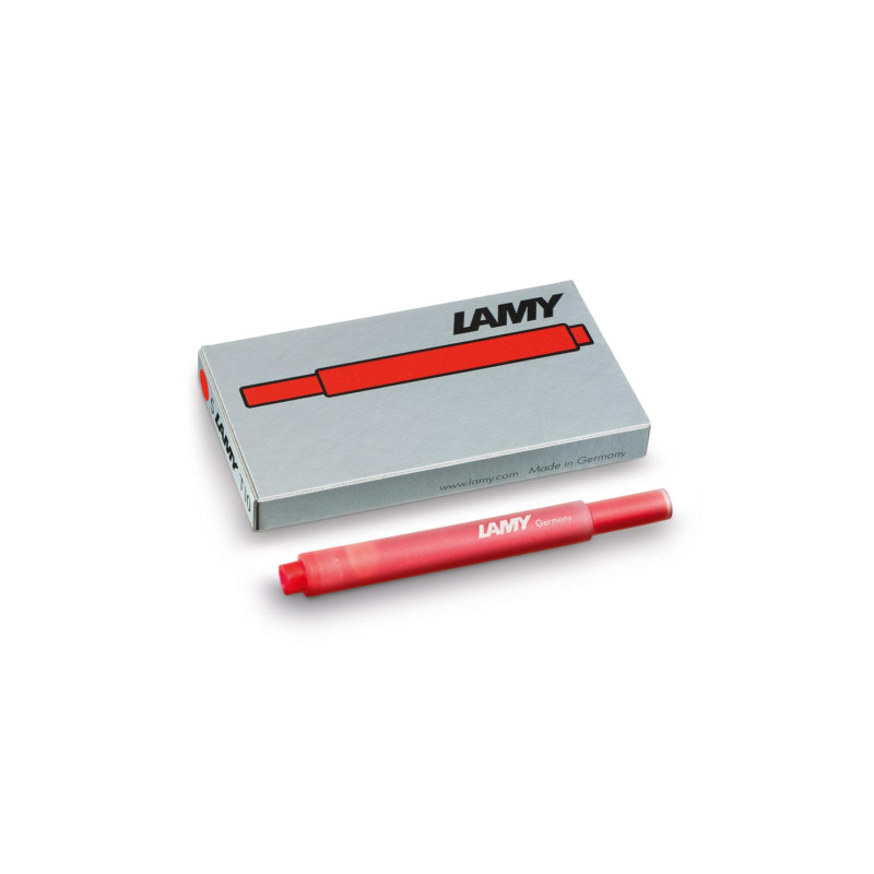 Cartouches d'encre LAMY T10 à grande capacité - compatibles avec tous les modèles de stylos plume Lamy - Contenance: 1,25 ml par Cartouches d'encre LAMY T10 à grande capacité - compatibles avec tous les modèles de stylos plume Lamy - Contenance: 1,25 ml par