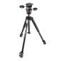 Manfrotto MK190X3-3W Kit Trépied en Aluminium à 3 Sections avec Tête Fluide 3D – Trépied Photo/Vidéo pour Appareils Reflex et Hy Manfrotto MK190X3-3W Kit Trépied en Aluminium à 3 Sections avec Tête Fluide 3D – Trépied Photo/Vidéo pour Appareils Reflex et Hy