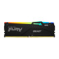 Kingston FURY Beast Noir RGB 16Go (2x8Go) 5600MT/s DDR5 CL36 DIMM Mémoire pour PC de Gamer Kit de 2 AMD EXPO/ Intel XMP - KF556C Kingston FURY Beast Noir RGB 16Go (2x8Go) 5600MT/s DDR5 CL36 DIMM Mémoire pour PC de Gamer Kit de 2 AMD EXPO/ Intel XMP - KF556C