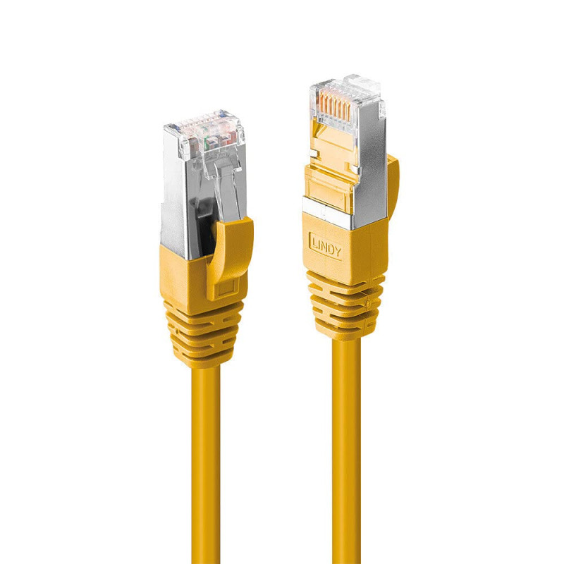 Lindy 45983 Câble réseau Jaune Cat.6 S/FTP LSZH, 3m Lindy 45983 Câble réseau Jaune Cat.6 S/FTP LSZH, 3m