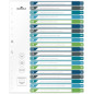 DURABLE - Intercalaires imprimables translucides A4+ 20 onglets - multicolore - 1 pièce - 679727 DURABLE - Intercalaires imprimables translucides A4+ 20 onglets - multicolore - 1 pièce - 679727